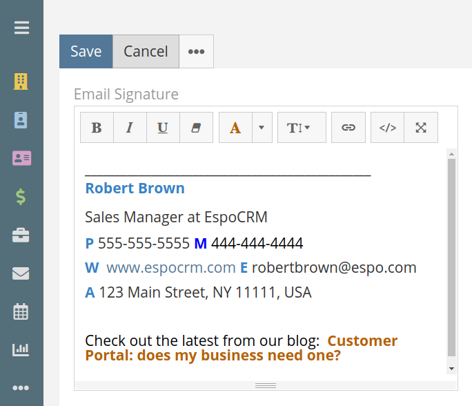 Email Signatures