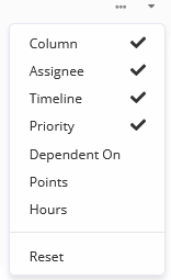 Plan View Columns